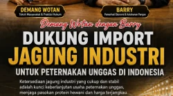 Demang Wotan dan Barry Dukung Import Jagung Industri untuk Perkuat Peternakan Unggas Nasional.