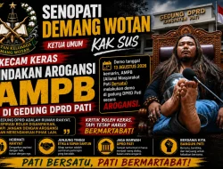Senopati Demang Wotan Kecam Aksi AMPB di Gedung DPRD Pati