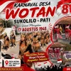 Karnaval Desa Wotan Semarakkan HUT Kemerdekaan, Tradisi dan Kreativitas Warga Tumpah ke Jalan